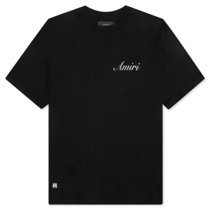 Camiseta Amiri Cursiva Black