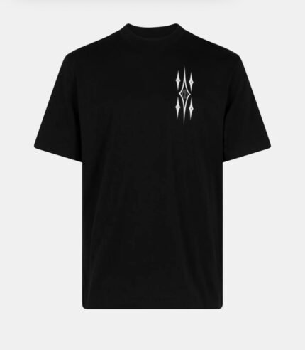 Camiseta Amiri Geometric Spine Black