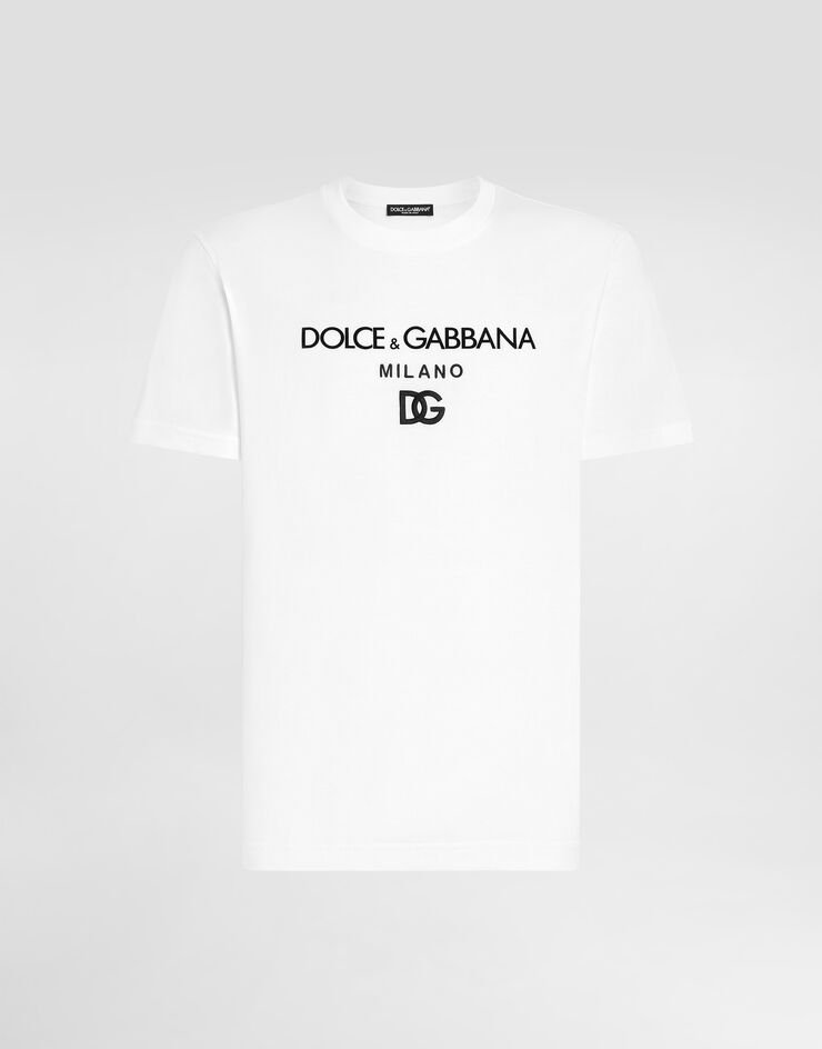 IMG_2652 Camiseta Dolce & Gabbana Milano Logo White - Imagen 1