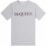 Camiseta Alexander McQueen Logo Grey
