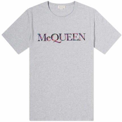Camiseta Alexander McQueen Logo Grey