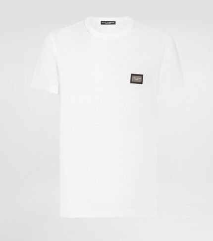 Camiseta Dolce & Gabbana Badge Collection Blanca