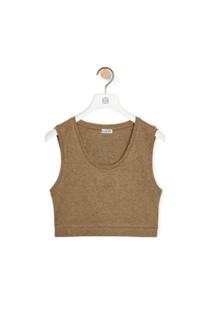 LOEWE Cropped Anagram Tank Top