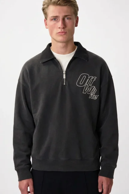 Sweater Off White Grey